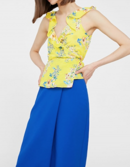blusa estampada mango
