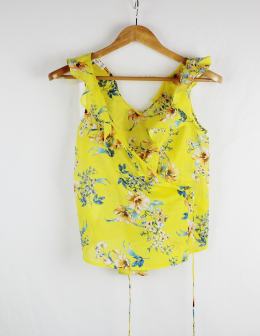 blusa estampada mango