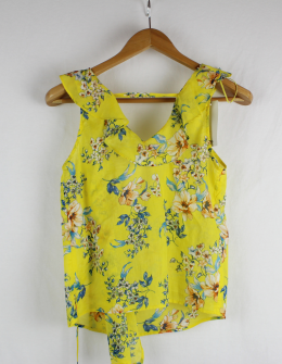 blusa estampada mango