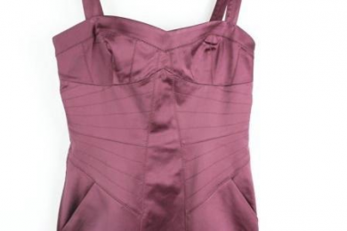 vestido tirantes satinado