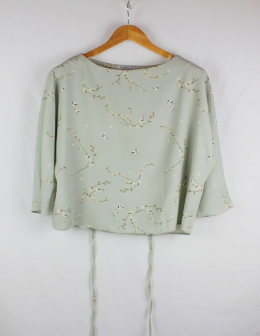 blusa oversize mangos S/M/L