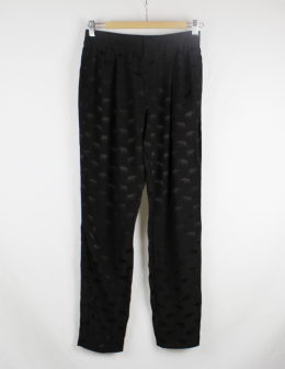 pantalon satinado mango