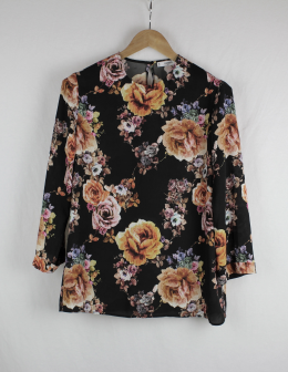 blusa estampada mango S/M