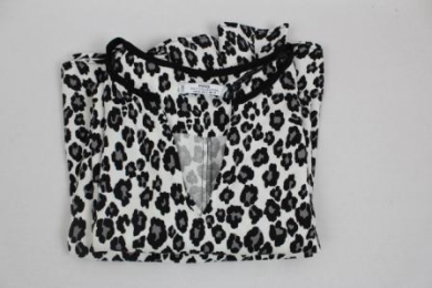 vestido animal print mango