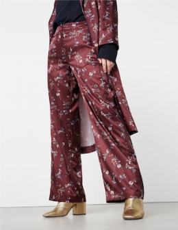 pantalon estampado mango