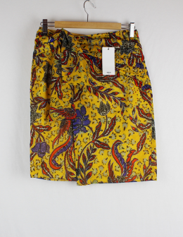 falda floral mango