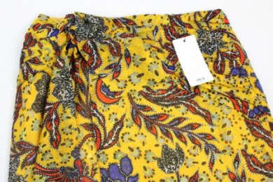 falda floral mango