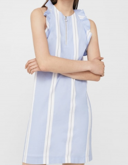 vestido algodon mango