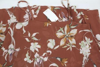vestido estampado tirantes mango