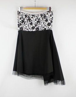 vestido palabra de honor suiteblanco
