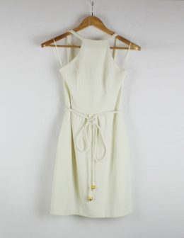 vestido punto mango