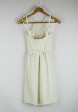 vestido punto mango