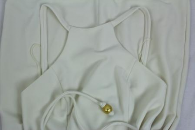 vestido punto mango