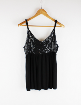 top paillettes talla L/XL