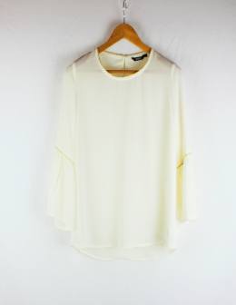 blusa gasa marfil frk
