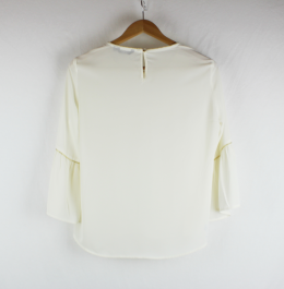 blusa gasa marfil frk