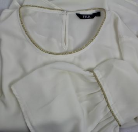 blusa gasa marfil frk