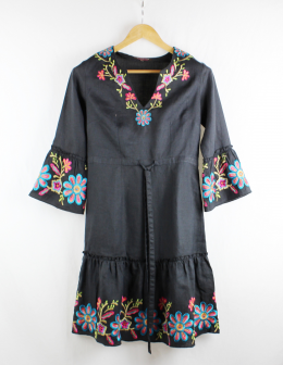 vestido bordado chatik y kertan