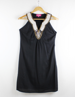 vestido abalorios chatik y kertan