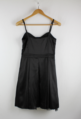 vestido paillettes satinado kiabi