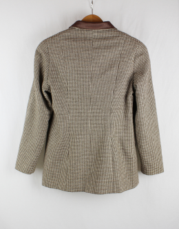 chaqueta lana cuadros