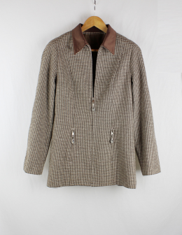 chaqueta lana cuadros