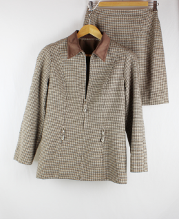 chaqueta lana cuadros