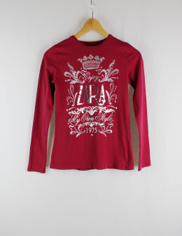 camiseta niña pailletes zara 
