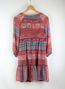 vestido gasa etnico formula joven