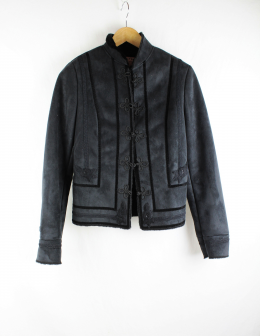 chaqueta eco piel zara