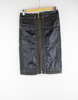 falda denim trussardi jeans