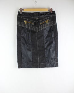 falda denim trussardi jeans