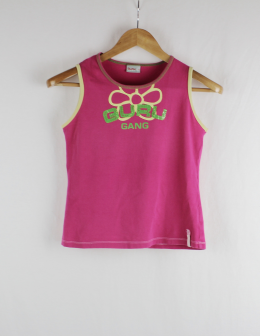 camiseta paillettes guru