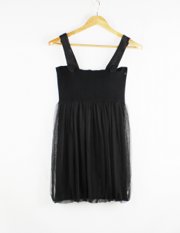 vestido lana y tul diktons
