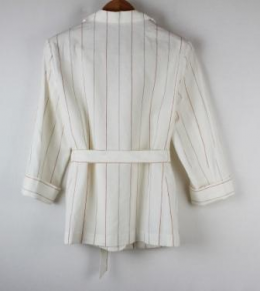 chaqueta lino rayas lasserre