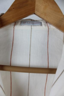 chaqueta lino rayas lasserre