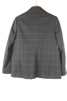 blazer cuadros marron laserre