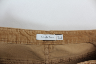 pantalon pana beige pedro del hierro