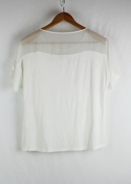 blusa seda/punto lasserre