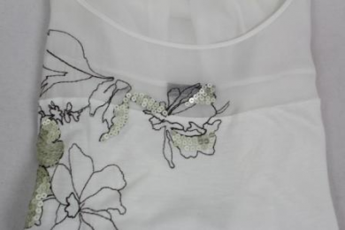 blusa seda/punto lasserre