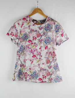 blusa floral lasserre