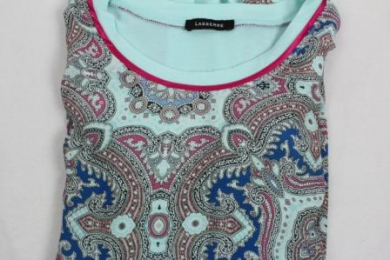 blusa seda/punto paisley lasserre