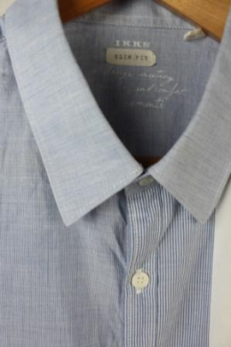 camisa hombre azul IKKS