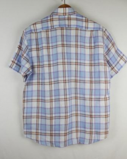 camisa hombre cuadros lino Pedro del hierro
