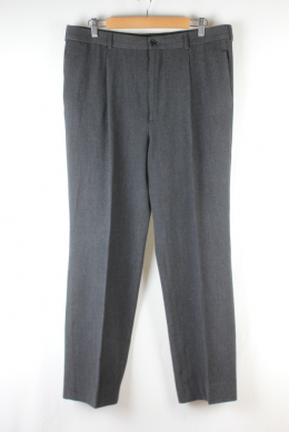 pantalon hombre lana gris adolfo dominguez