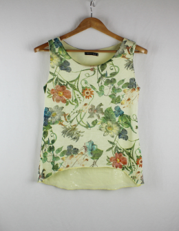 camiseta estampada paillettes reactivo moda