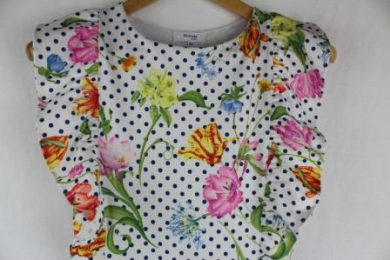 vestido lunares flores formula joven