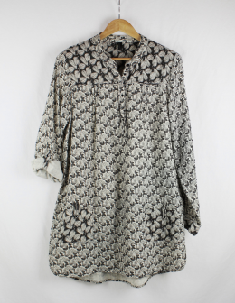 vestido ml estampado vero moda