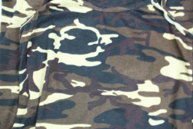 vestido punto camuflaje