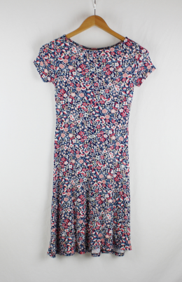 vestido estampado stradivarius